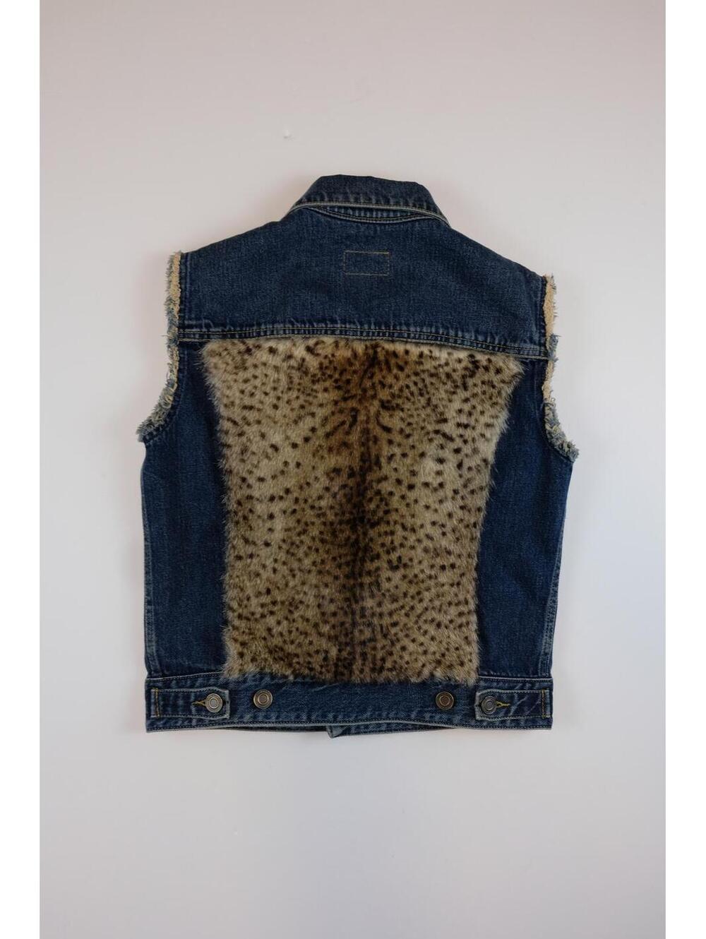 Saint Laurent 2014 Babycat Marmont Fur DJ01W Vest